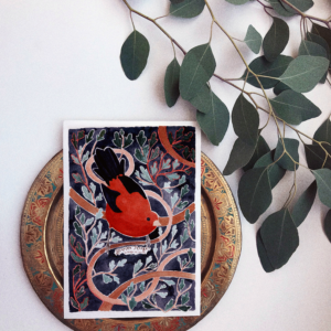 Scarlet Tanager Print