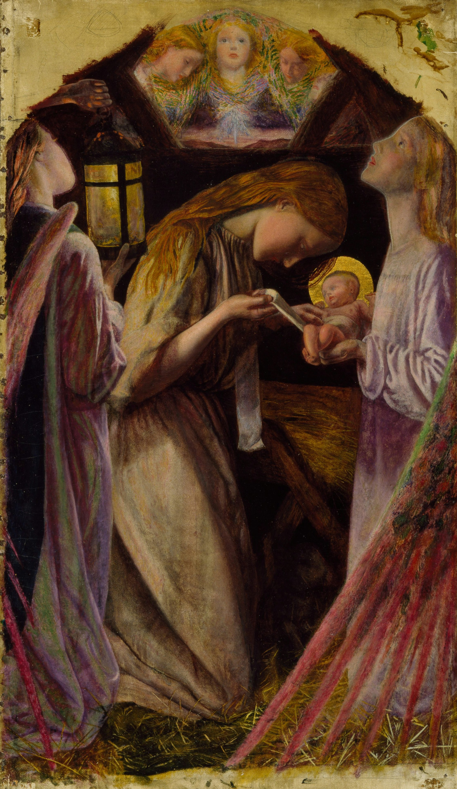 Nativity scene depicting the birth of Jesus, celebrating God’s grace and favor at Christmas